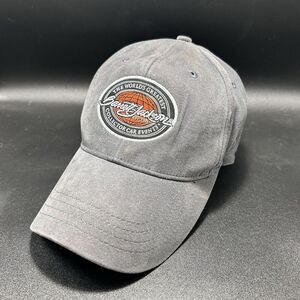 Barrett Jackson Hat Men's Medium Grey Stretchy Elastic Cotton Blend